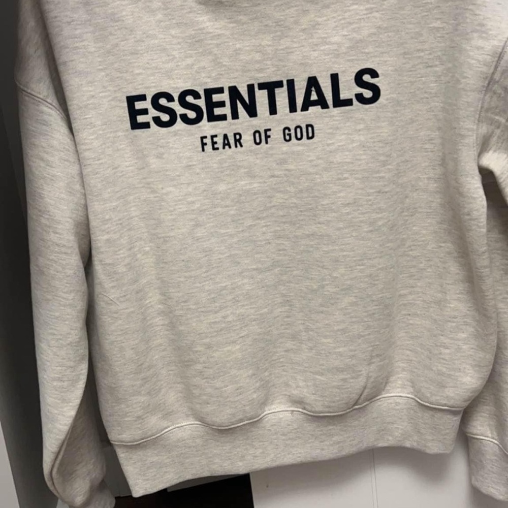 Fear of God Essentials Beige Sweatshirt